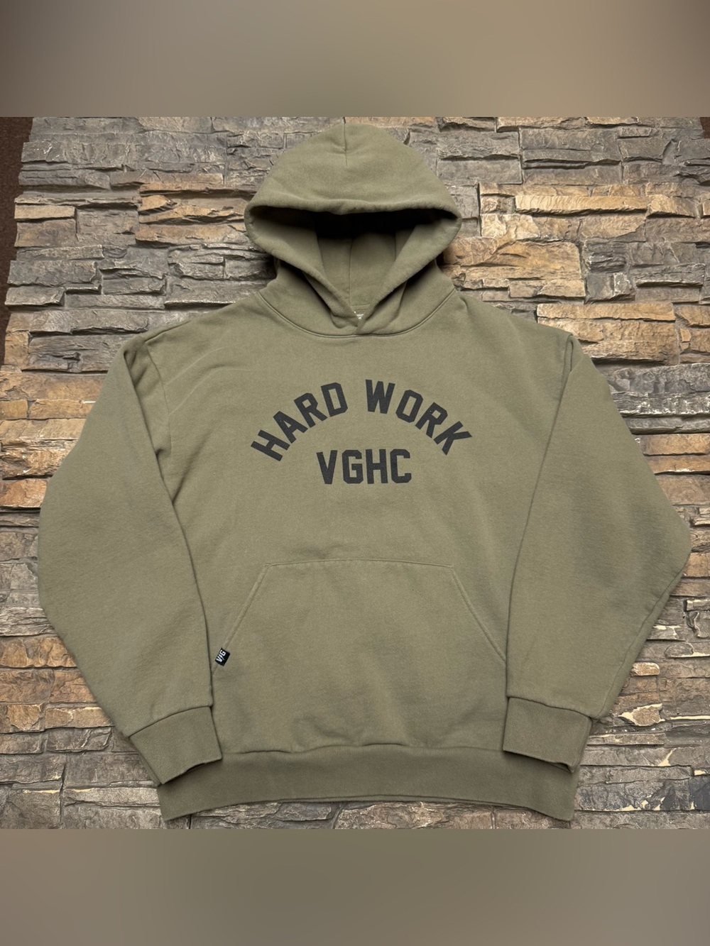 Violent Gentlemen Hockey Club Hoodie Sweatshirt Mens Large Green Pullover VGHC